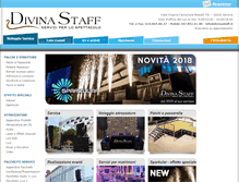 Tablet Screenshot of divinastaff.it